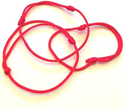 Set of 3 Kabbalah Red String of Fate Bracelet, May Their Energy Bring You Constant Luck and Protection