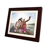 Philips 10.4-Inch Digital Photo Frame (Brown Wood Frame)