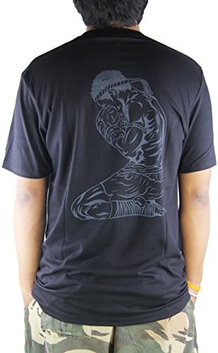 In The Dark Men's Muay Thai T-Shirt Muaythai Wai Kruu Color Black