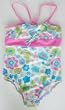 Girls 7-16 XXBack Swimsuit - White Multi Floral
