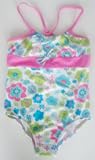 Girls 7-16 XXBack Swimsuit - White Multi Floral