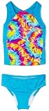 Speedo Girls 2-6x Kaleidoscope Tye Dye Tankini 2 Piece Swimsuit