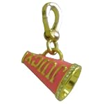 cheerleader megaphone charm