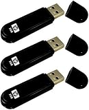 HP v100w 2 GB USB 2.0 Flash Drive 3-Pack P-FD2GBX3-HPV100W-FS