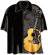 Elvis Presley and Guitar Panel Hawaiian Shirt
