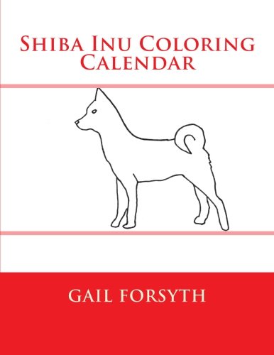 Shiba Inu Coloring Calendar