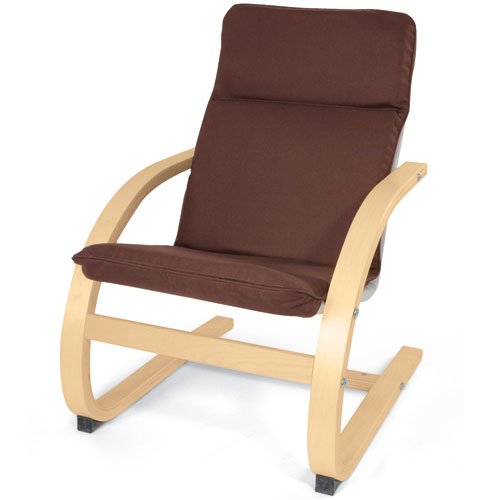 One Step Ahead Kids Chair CHOCOLATE/NATURAL