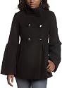 Jessica Simpson Women's Double Breasted Funnel Neck Coat - 73717