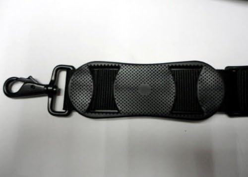Black Replacement Luggage Shoulder Strap 1 1/2" X 51" Lg Adjustable for Luggage, Duffle Steel Clasp