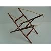 ELEGANTBABY DARK OAK FOLDING MOSES BASKET STAND