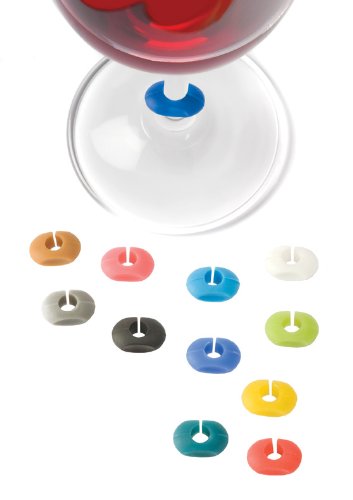 True Fabrications Colorful Silicone Wine Charms