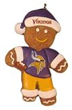 Minnesota Vikings Gingerbread Man Christmas Ornament