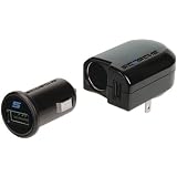 Scosche IHC12V powerFUSE Pro USB Home/Car Charger with USB to 30 PIN Cable