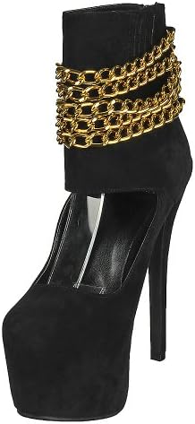 Shiekh Womens Salome-18 Boot - Black Size 8.5