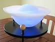 Smart Solar LS-2623 Medium Tabletop Magic Mist Fountain - Frosted White