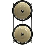 Petrageous Designs Buddy's Best Pet Feeder, Taupe