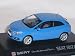 SEAT IBIZA SC AB 2008 BLAU 3 T�RER 6J 1/43 MODELL AUTO MODELLAUTO