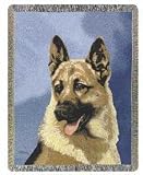 German Shepherd Dog Tapestry Throw