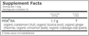Cooling Pitta Organic Herbal Tea (2 Pack, Total of 32 Tea Bags)