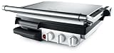 Breville XX800GRXL Factory-Reconditioned Die-Cast Indoor Barbeque and Grill, Stainless