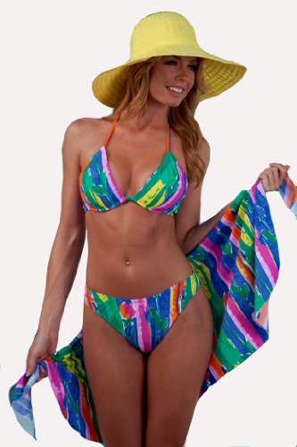 Beachcomber: Print Sarong (Bikini sold separately)