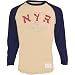 Old Time Hockey New York Rangers Kalamazoo Long Sleeve Raglan T-shirt