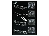 Produkt-Bild: PT PT0663BK Pinnwand/Tafel Quattro Bilder schwarz