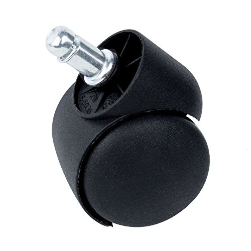 5 x Replacement Office Computer Chair Stem Swivel Castors Casters Wheels Black