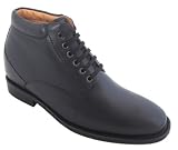 TOTO - V1305 - 2.8 Inches Taller - Size 8 D US - Height Increasing Elevator Shoes (Black Dress Boot)