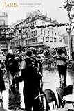 Art Poster Print - Paris Dancing in the Rain - Artist: unknown- Poster Size: 24 X 36