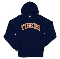 Auburn Tigers Classic Hooded Pullover Sweatshirt with Arch