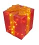 Barcana 26-Inch Illuminated Fiberglass Gold Package with Red Bow Outdoor Christmas Light