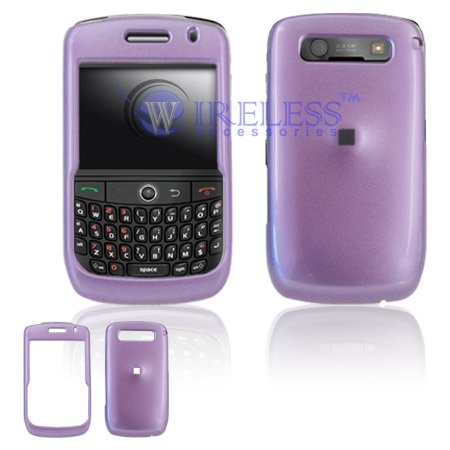 Blackberry Curve 8900 Javelin Cell Phone Light Purple Solid Protective Case Faceplate Cover
