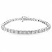 14K White or Yellow Gold 7 1.00ct Diamond Tennis Line Bracelet, J-K, I2-I3