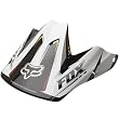 Fox Racing F-Head-X Race Visor Men's V3 Motocross Motorcycle Helmet Accessories - Black/White