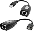 SANOXY&reg; USB over Cat5/5e/6 Extension Cable RJ45 Adapter Set