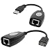 USB over Cat5/5e/6 Extension Cable RJ45 Adapter Se