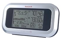 Honeywell TE852W Long Range Weather Forecaster with Wind Speed and Atomic Clock