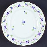Herend Blue Garland (Pbg) Bread & Butter Plate, Fine China Dinnerware