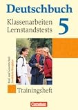 Produkt-Bild: Deutschbuch - Trainingshefte - zu allen Grundausgaben: 5. Schuljahr - Klassenarbeiten, Lernstandstests - Nordrhein-Westfalen: Trainingsheft mit ... mit L&ouml;sungen. Zu allen Grundausgaben