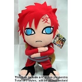 Naruto: Shippuden Gaara Plush 12-inch + Pin