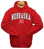 Nebraska Cornhuskers Mascot One Hooded Sweatshirt (Red, XX-Large)