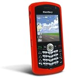 OEM Blackberry Pearl 8100 Flexi Silicone Skin Case Red Hdw-13021-003