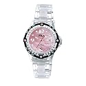 Fila - FA0632-91 - Coffret Montre Femme Plastique - Quartz Analogique - Bracelet Plastique Transparent + Bracelet Cuir