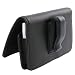Motorola OEM horizonal fashion leather pouch (Black) with 