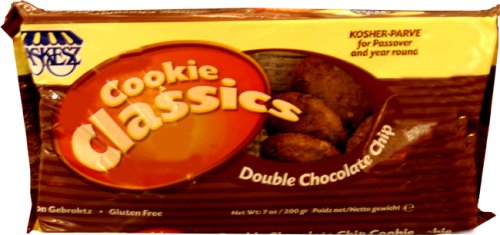 Maafei Haaretz Double Chocolate Chip Cookies, 7-Ounce Boxes (Pack of 4)