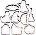 Wilton Halloween 9 Piece Color Anodized Cookie Cutter Set