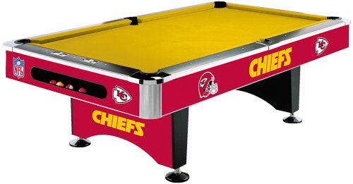 Kansas City Chiefs Pool Table