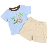 Baby Essentials Monkey T-Shirt & Short Set