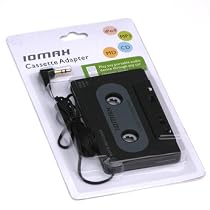 IOMAX Car Cassette Adaptor for iPod CD MP3 Player - Black